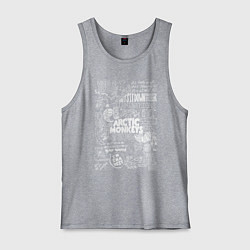 Майка мужская хлопок Arctic Monkeys: I'm in a Vest, цвет: меланж