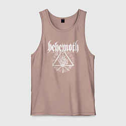 Майка мужская хлопок Behemoth, цвет: пыльно-розовый