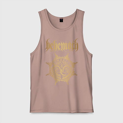 Мужская майка Behemoth: Demonica / Пыльно-розовый – фото 1