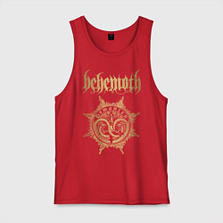 Майка мужская хлопок Behemoth: Demonica, цвет: красный
