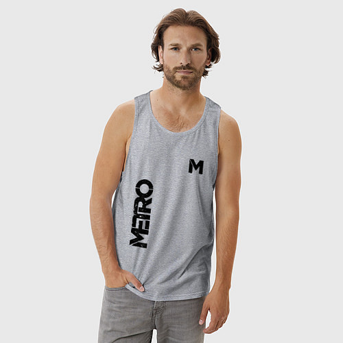 Мужская майка METRO M / Меланж – фото 3