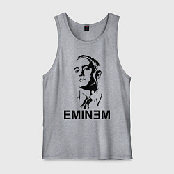 Майка мужская хлопок Эминем, цвет: меланж