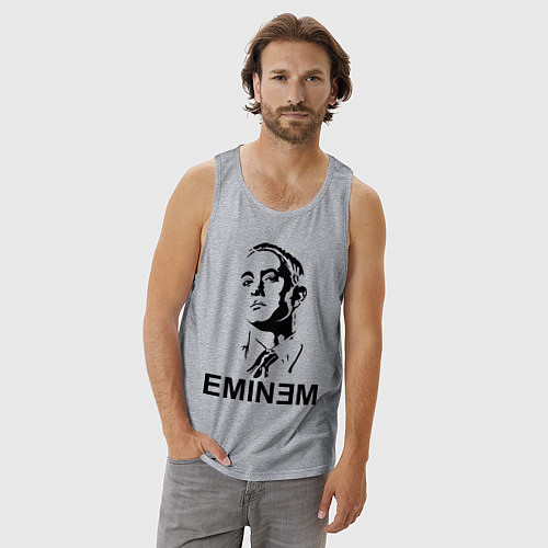 Мужская майка Эминем / Меланж – фото 3