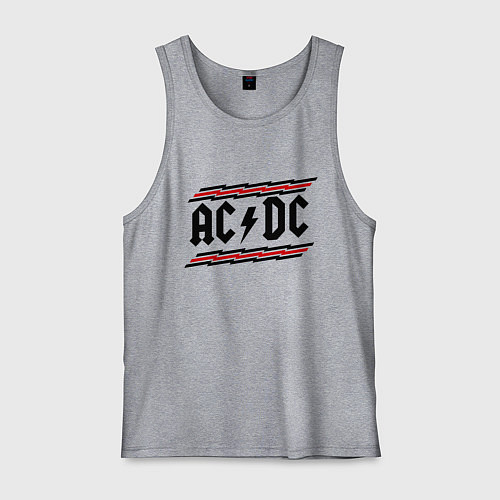 Мужская майка AC/DC Voltage / Меланж – фото 1