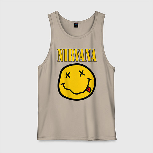 Мужская майка NIRVANA / Миндальный – фото 1