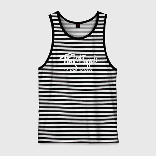 Мужская майка Pink Floyd / Черная тельняшка – фото 1