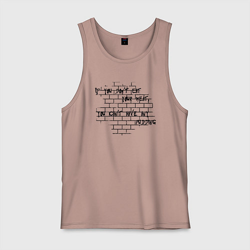 Мужская майка Pink Floyd / Пыльно-розовый – фото 1