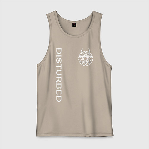 Мужская майка DISTURBED / Миндальный – фото 1