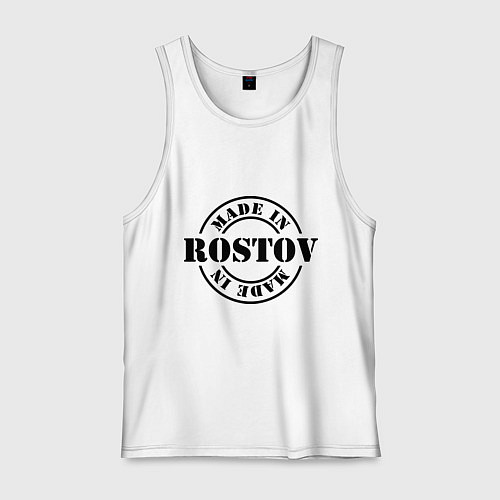 Мужская майка Made in Rostov / Белый – фото 1