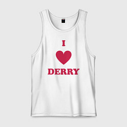 Мужская майка I Love Derry