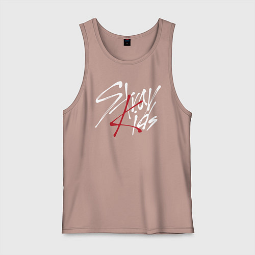 Мужская майка Stray Kids / Пыльно-розовый – фото 1