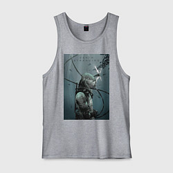 Майка мужская хлопок Death Stranding, цвет: меланж