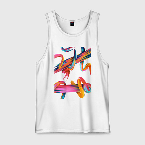 Мужская майка Извилины / Белый – фото 1