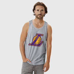 Майка мужская хлопок Kobe Bryant, цвет: меланж — фото 2