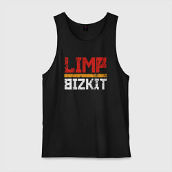 Майка мужская хлопок LIMP BIZKIT, цвет: черный