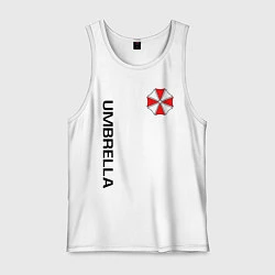 Майка мужская хлопок UMBRELLA CORP, цвет: белый