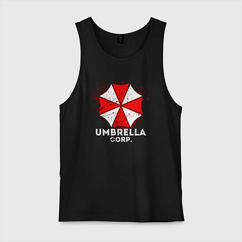 Мужская майка UMBRELLA CORP / Черный – фото 1