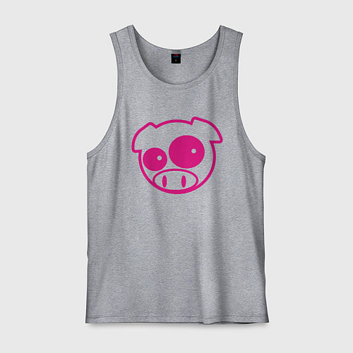 Мужская майка Subaru Power Pig / Меланж – фото 1