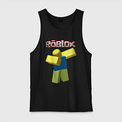 Майка мужская хлопок Roblox Dab, цвет: черный