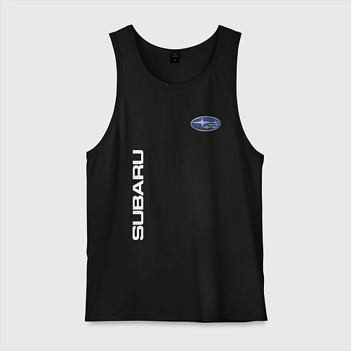 Мужская майка SUBARU / Черный – фото 1