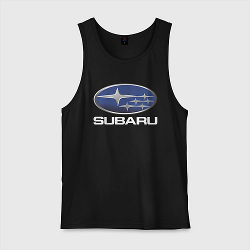 Мужская майка SUBARU / Черный – фото 1