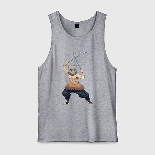 Мужская майка KIMETSU NO YAIBA / Меланж – фото 1