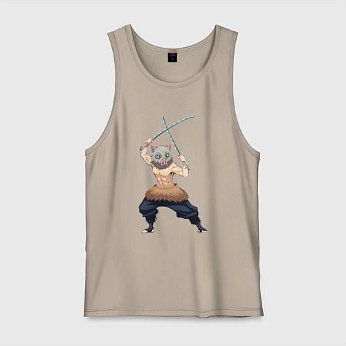 Мужская майка KIMETSU NO YAIBA / Миндальный – фото 1