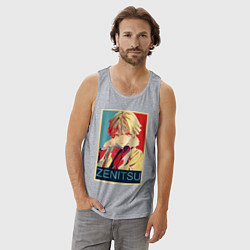 Майка мужская хлопок Зеницу Агацума, цвет: меланж — фото 2