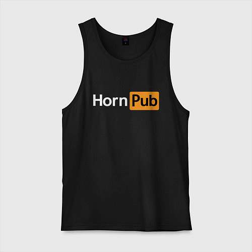 Мужская майка HornPub / Черный – фото 1