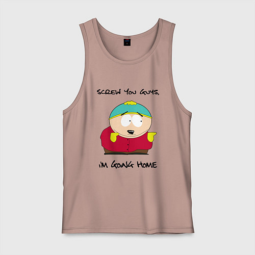 Мужская майка ЮЖНЫЙ ПАРК / Пыльно-розовый – фото 1