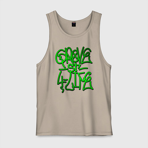 Мужская майка GTA Tag GROVE / Миндальный – фото 1