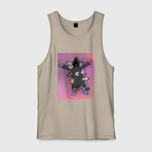 Мужская майка Жизнерадостная Смерть / Миндальный – фото 1