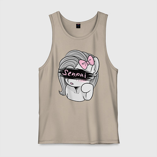 Мужская майка Senpai / Миндальный – фото 1
