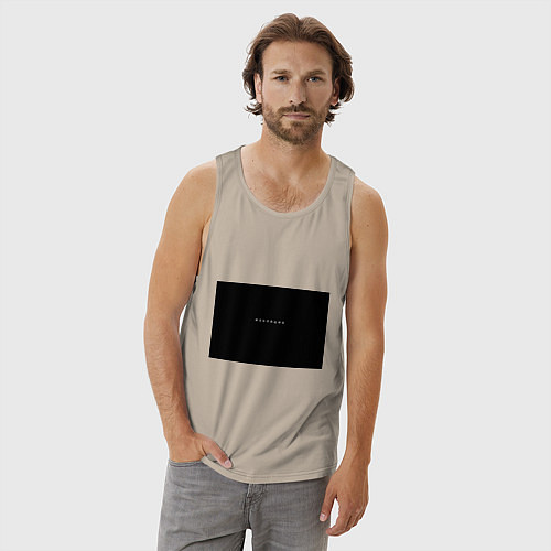 Мужская майка Изоляция / Миндальный – фото 3