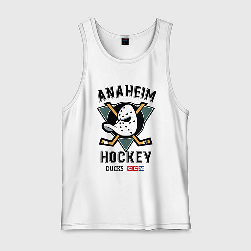 Мужская майка ANAHEIM DUCKS / Белый – фото 1