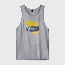 Майка мужская хлопок Back to the Future, цвет: меланж