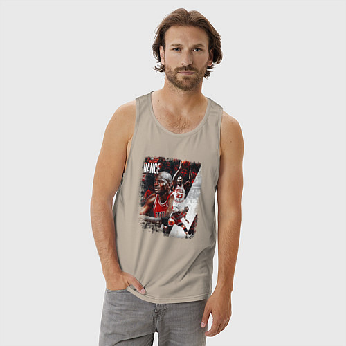 Мужская майка ПОСЛЕДНИЙ ТАНЕЦ / Миндальный – фото 3