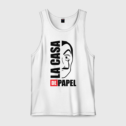 Мужская майка La Casa de Papel / Белый – фото 1