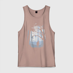 Майка мужская хлопок The Last Of Us PART 2, цвет: пыльно-розовый