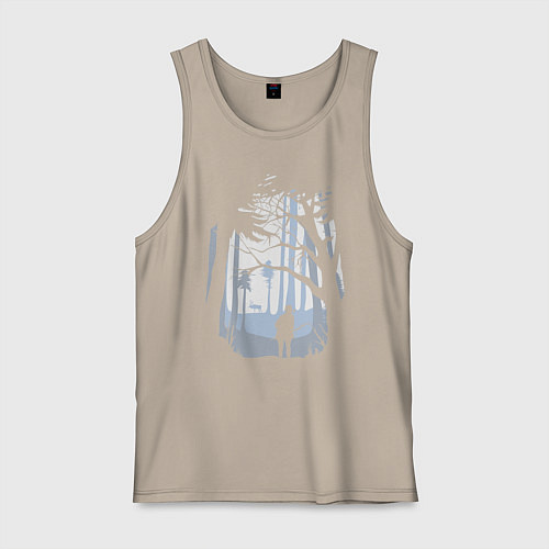 Мужская майка The Last Of Us PART 2 / Миндальный – фото 1