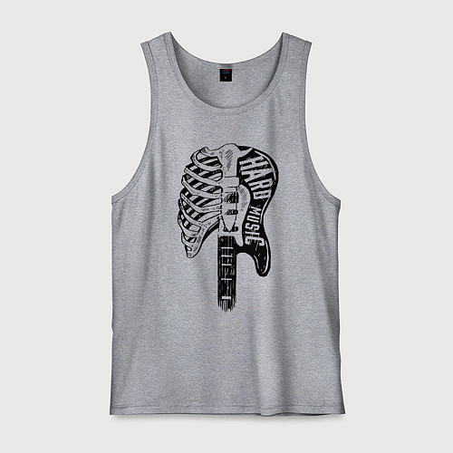 Мужская майка Hard rock / Меланж – фото 1