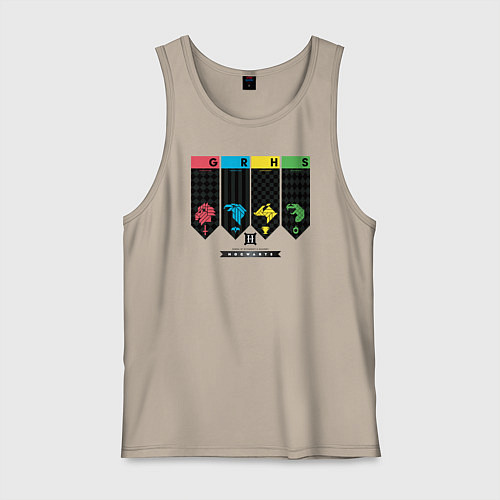 Мужская майка Hogwarts / Миндальный – фото 1