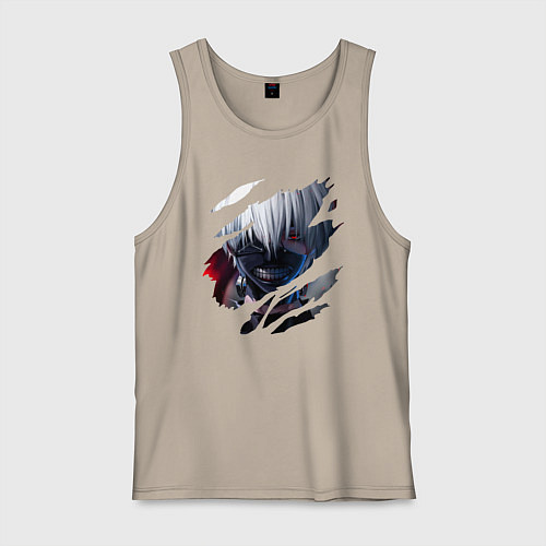 Мужская майка Кен Канеки / Миндальный – фото 1