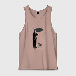 Майка мужская хлопок John Wick, цвет: пыльно-розовый