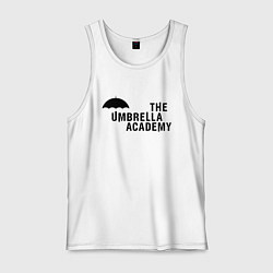 Майка мужская хлопок Umbrella Academy, цвет: белый