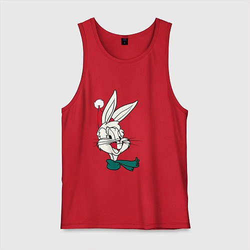 Мужская майка Bugs Bunny / Красный – фото 1