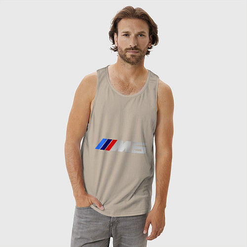 Мужская майка BMW M5 / Миндальный – фото 3