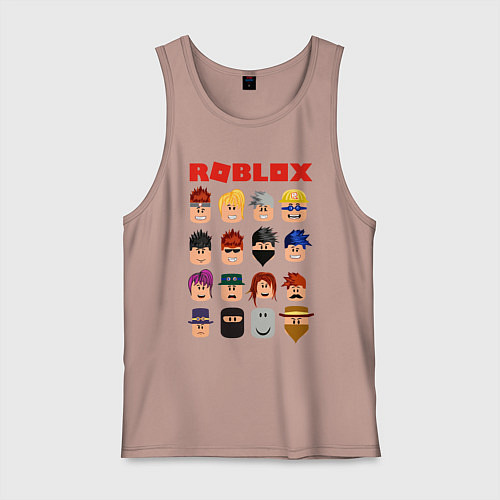 Мужская майка ROBLOX / Пыльно-розовый – фото 1