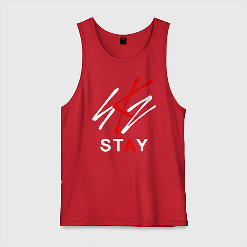 Мужская майка STRAY KIDS / Красный – фото 1