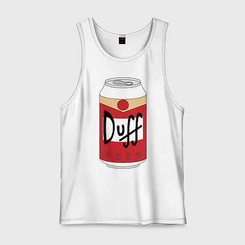 Мужская майка Duff Beer / Белый – фото 1